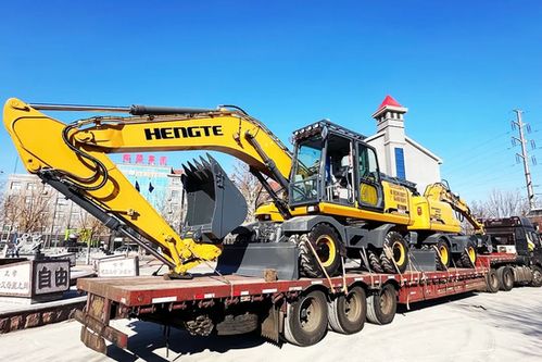 恒特挖掘机批量发车仪式